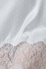 Коротенькая сорочка Princess с кружевными вставками