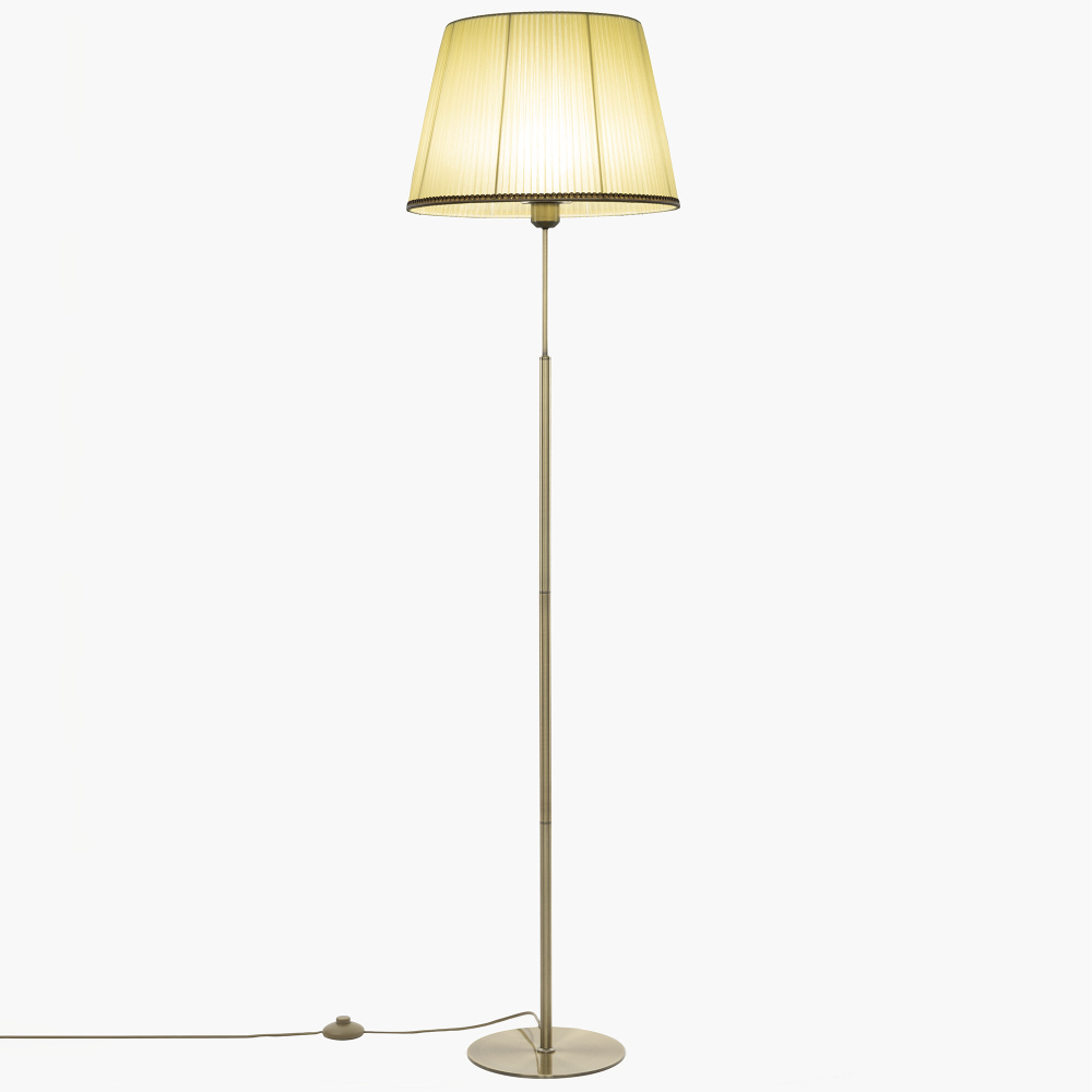 Citilux Линц CL402983 Торшер бронза с кремовым абажуром