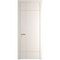 Межкомнатная дверь 44PWB перламутр белый с латунным молдингом