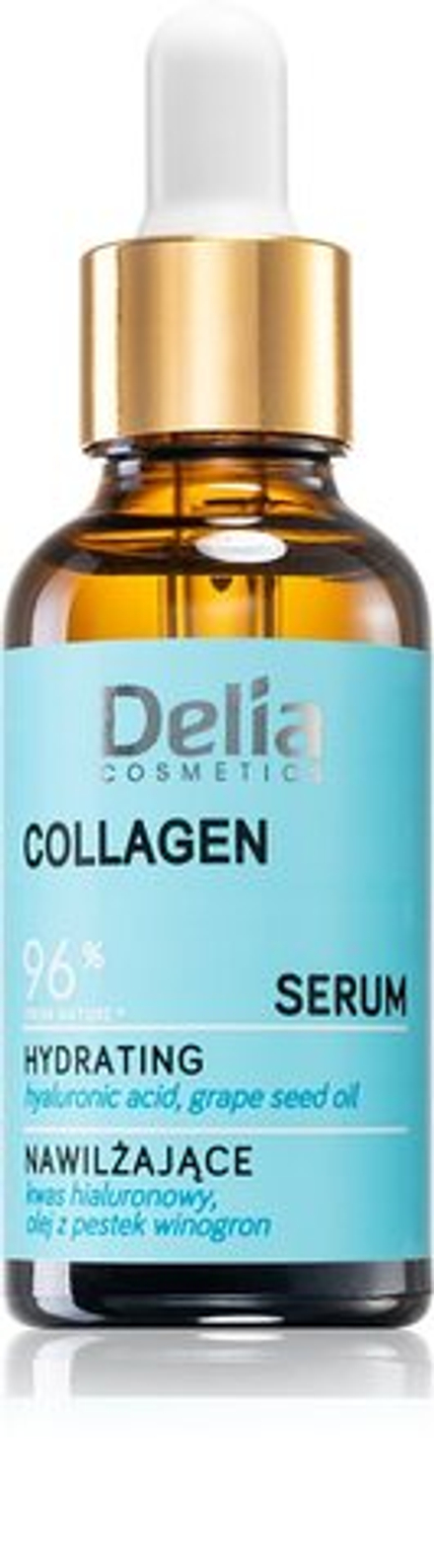 Delia Cosmetics Collagen - увлажняющая сыворотка для лица, шеи и зоны декольте /   30  ml  / GTIN 5906750801605