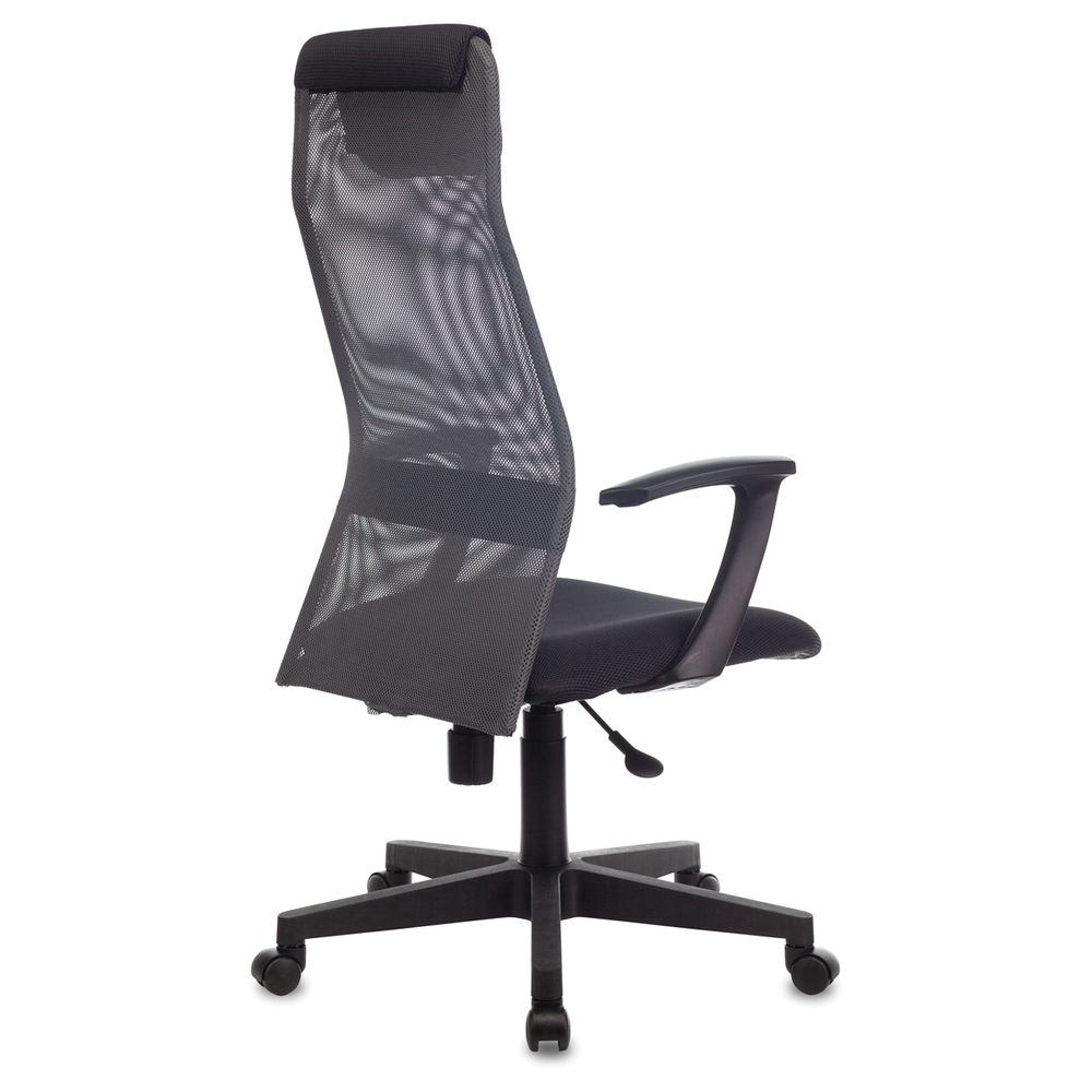 УЦЕНКА - Кресло руководителя Helmi HL-E81, ткань TW/сетка серая, PL, механизм качания ПВМ