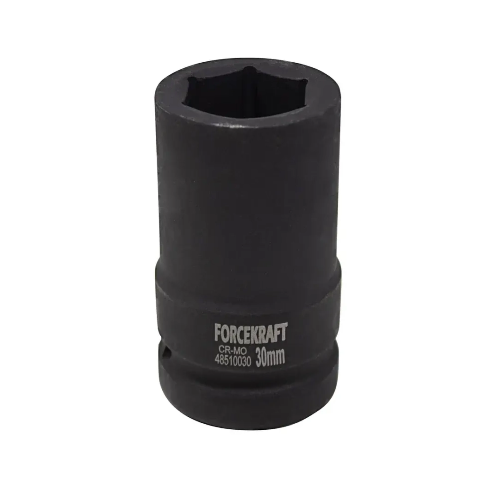 Головка ударная глубокая 1'', 30мм (6гр.) FORCEKRAFT FK-48510030