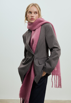 STRADIVARIUS Базовый шарф, лиловый