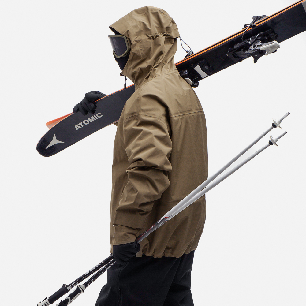 Горнолыжная куртка WHITELAB Jacket IDCLIP-SHELL 3L Olive