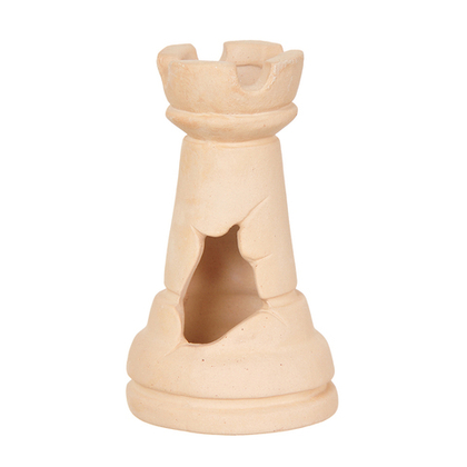 GLOXY Декорация Шахматная фигура Ладья белая, 7*7*12 см