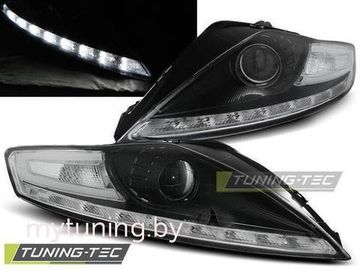 Передние фары daylight black для Ford Mondeo 4