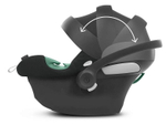 Коляска Cybex Balios S Lux BLK 2025 Aton B2 i-Size Volcano Black 3 в 1 Moon Black с дождевиками