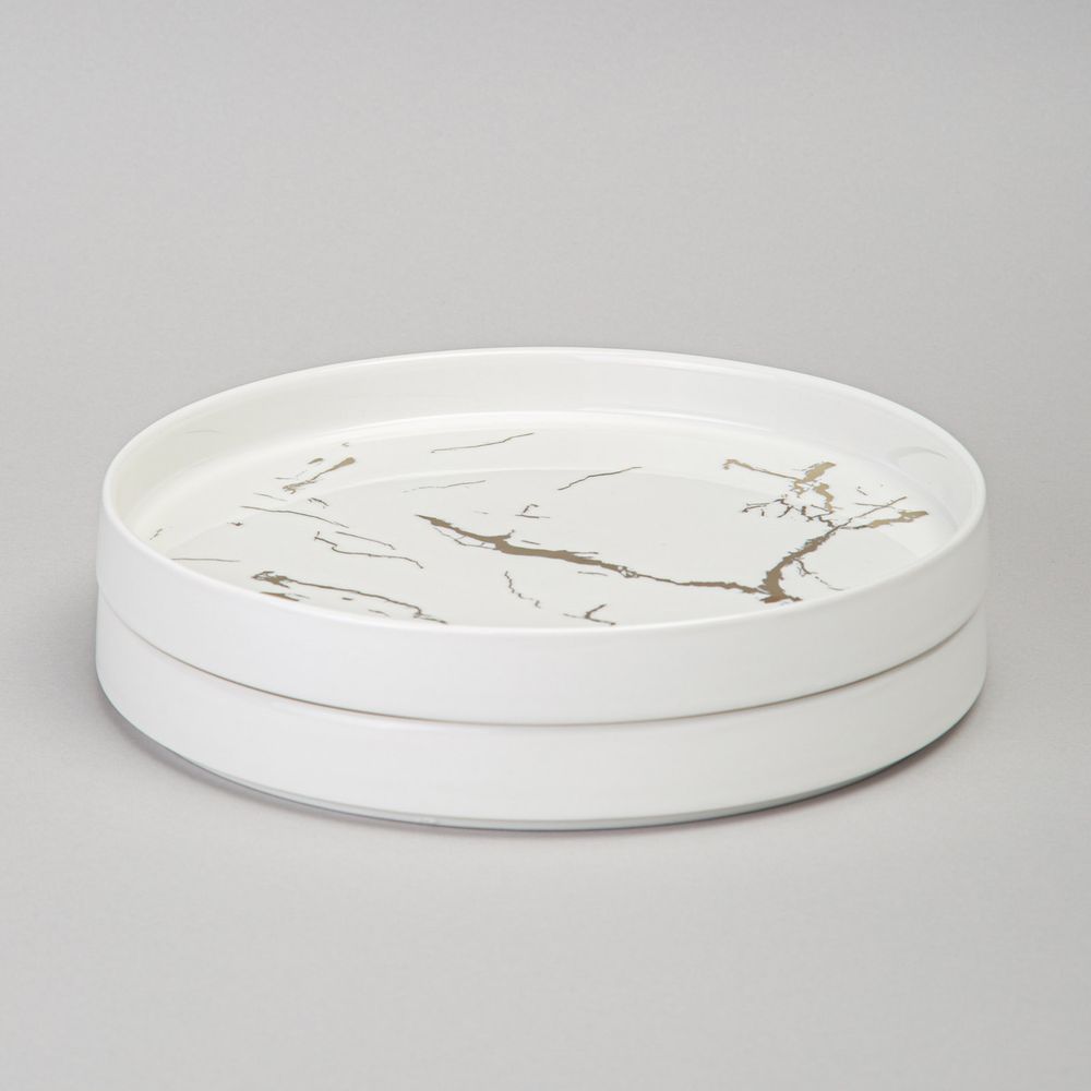 НАБОР ТАРЕЛОК ЗАКУСОЧНЫХ "FANTASY" 2 ШТ. 20,5 СМ (КОР=12НАБ.)