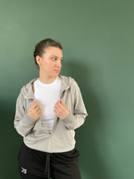 летний худи на молнии