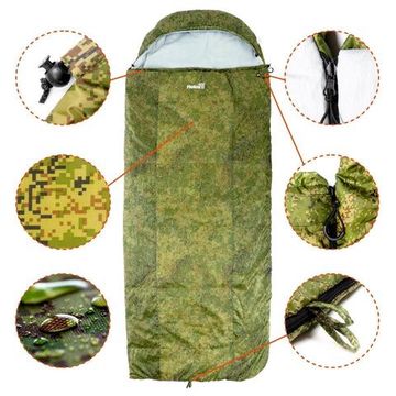 Спальный мешок Helios БАТЫР EXTREME (220*90) Stratex 300 КМФ цифра