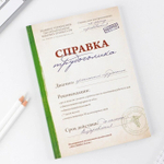 Ежедневник "Справка трудоголика", А5, 80 листов