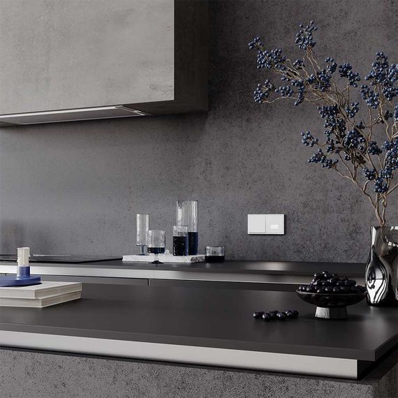 Рамка пластиковая Voltum S70 на 2 поста, (белый матовый) VLS100202