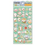 Наклейки декоративные "Милые животные", 17,5х9 см, ассорти 6 видов, FUNSTER (ФАНСТЕР), 6666081