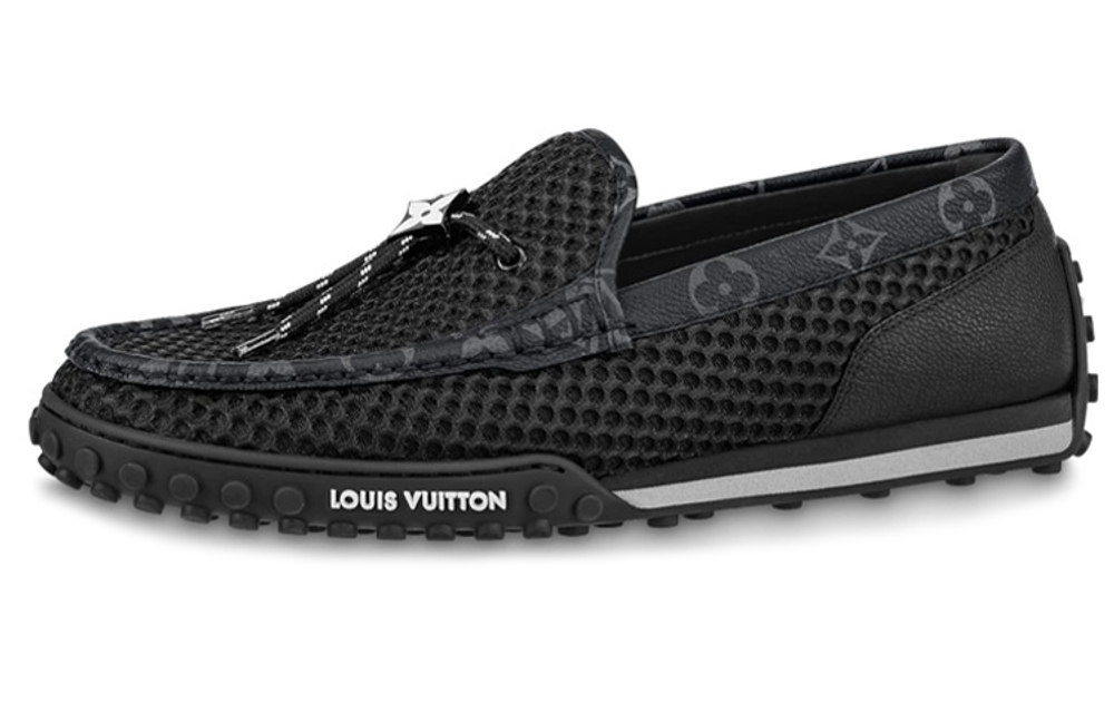 LOUIS VUITTON Racer Moccasins Shoes "Black"