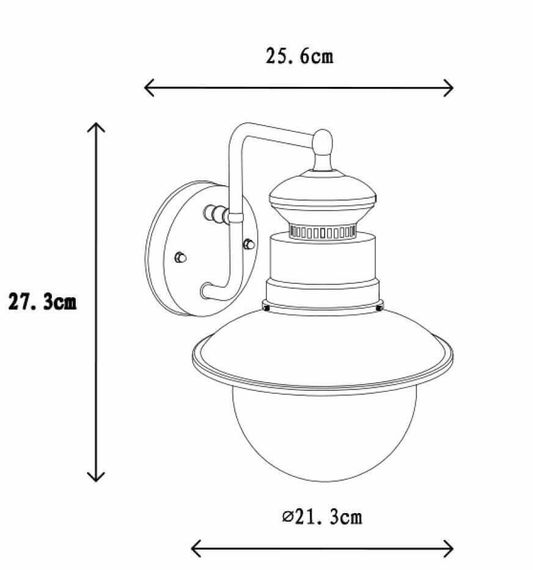 Уличный настенный светильник Lucide Figo 11811/01/30