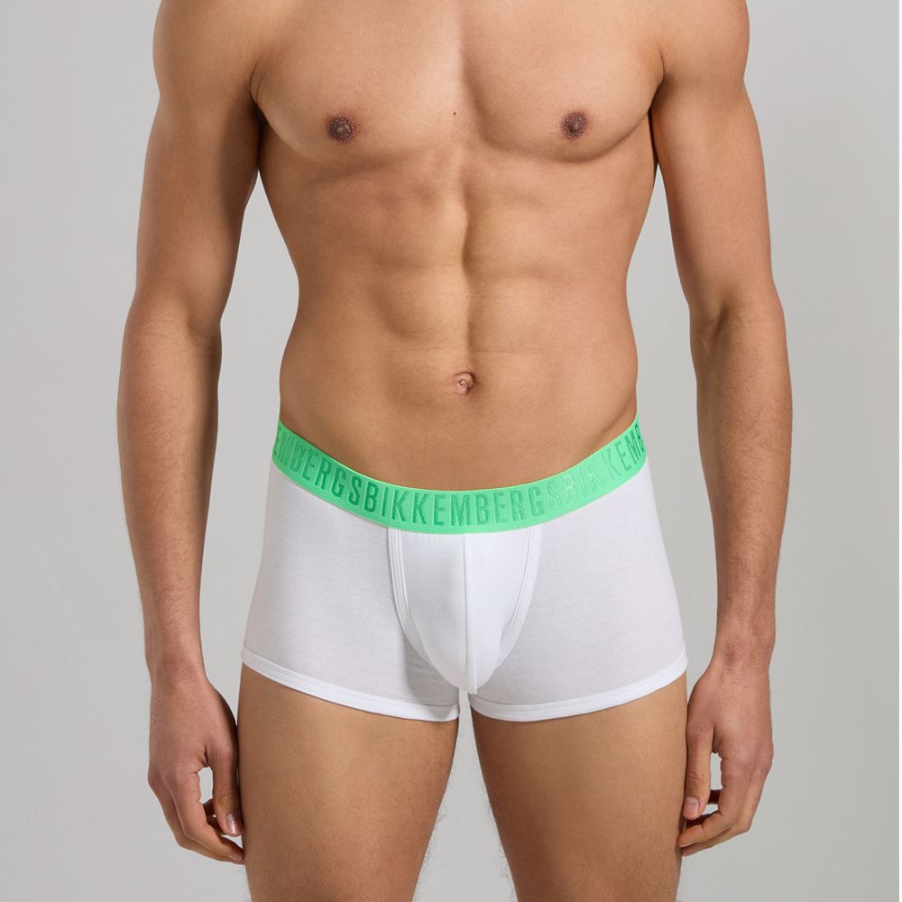 Мужские трусы хипсы (белый, синий, черный) набор 3 в 1 Bikkembergs FASHION BICOLOR BKK1UTR04TR