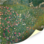 Картина для интерьера Итальянский садик, художник Климт, Густав, печать на холсте Настене.рф