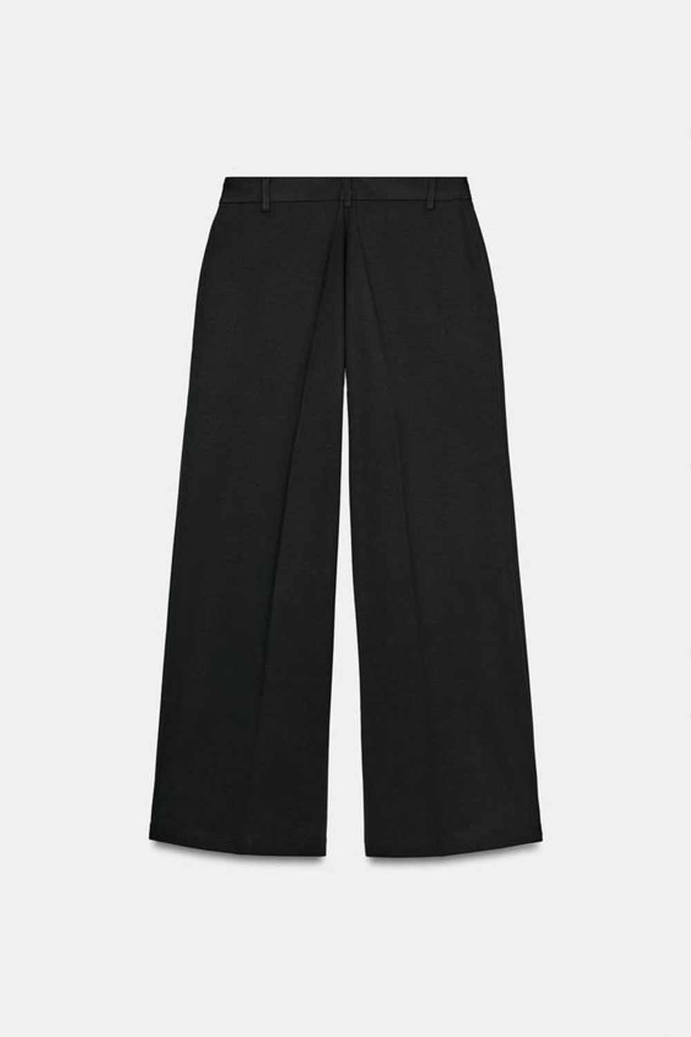 ZARA БРЮКИ ИЗ ИНТЕРЛОКА, ЧЕРНЫЙ