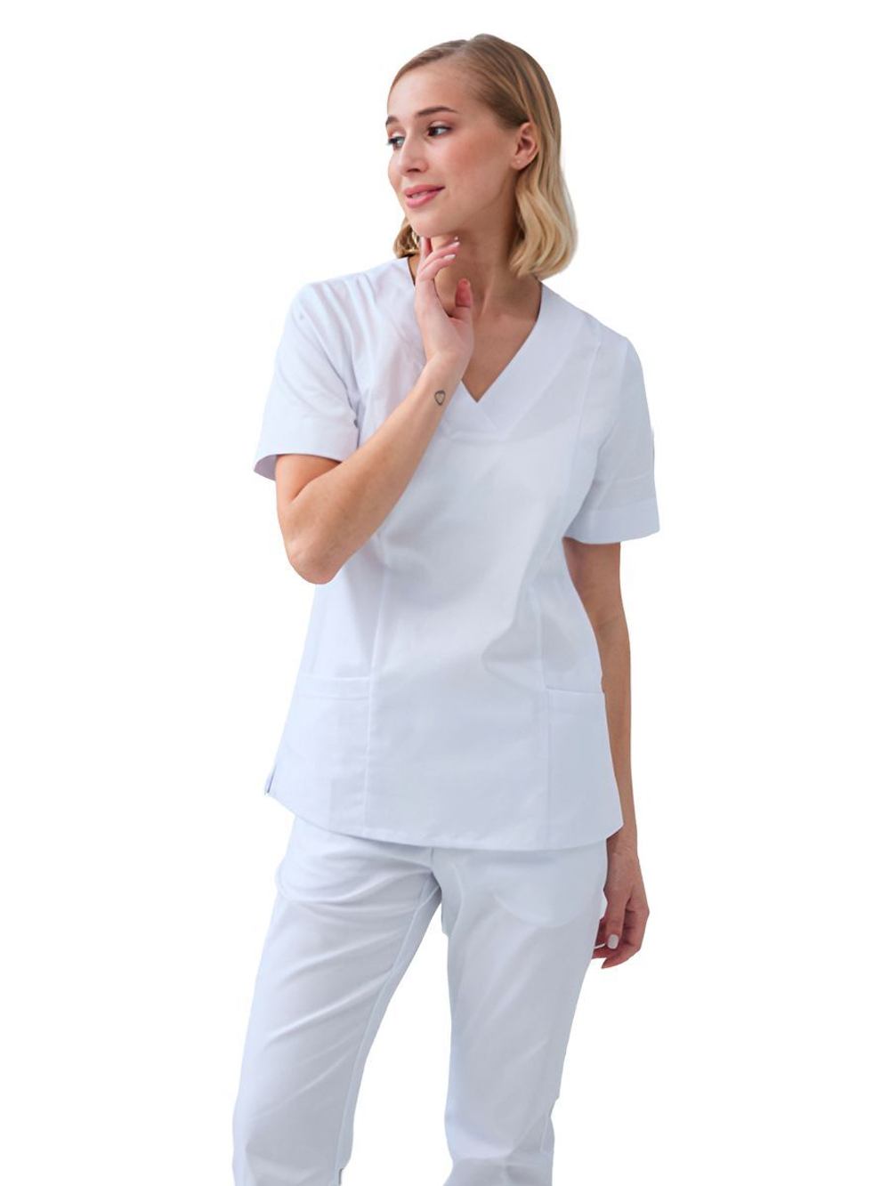 Туника медицинская женская Dr. Nice DRN211, хирургическая, бежевый, 50