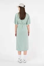 Платье Рубашка FOS Вискоза Зеленое