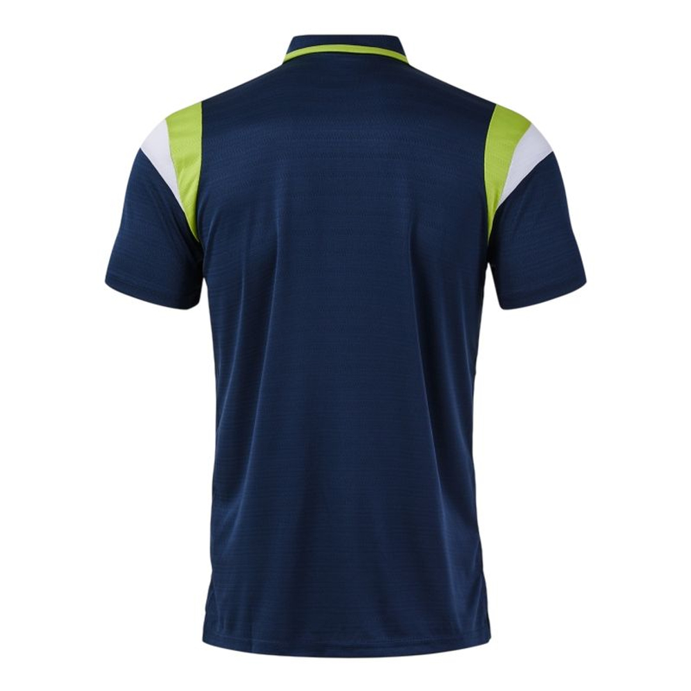 Теннисное поло Joma Terra Short-Sleeve - dark navy/lime
