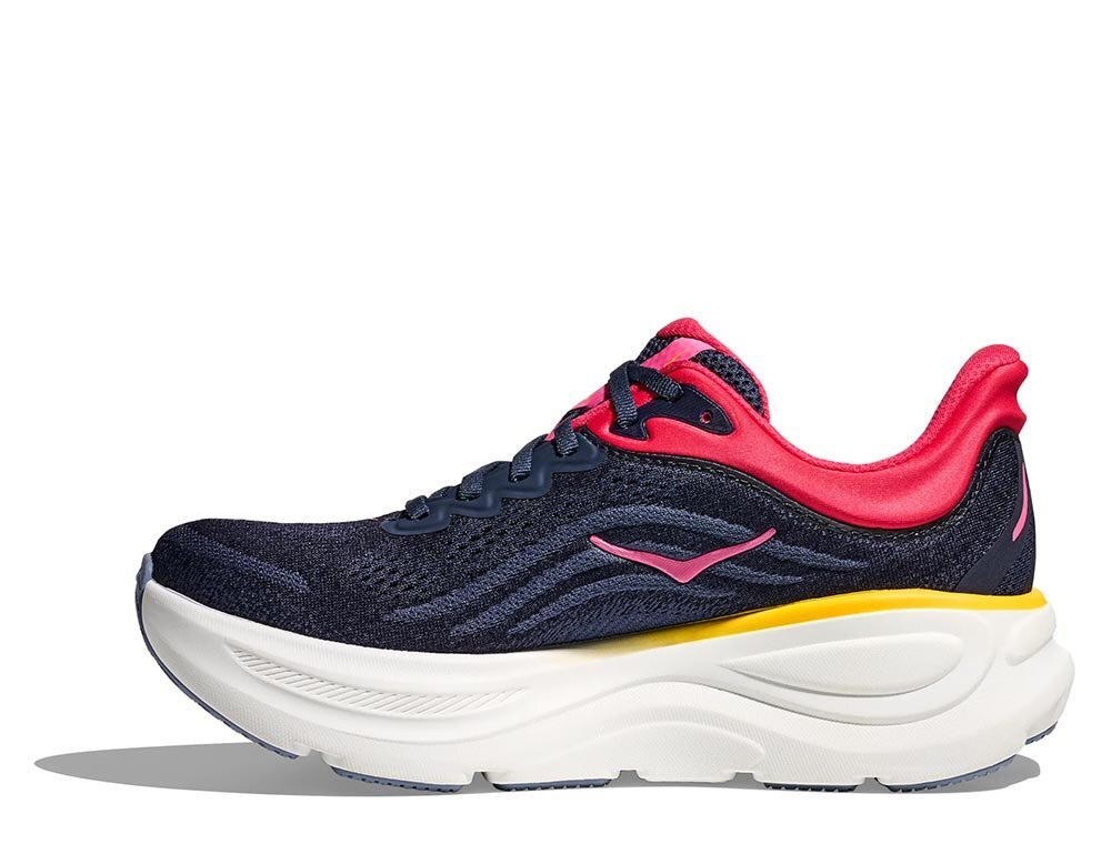 Кроссовки для бега женские Hoka Bondi 9 W Сине-Розовые