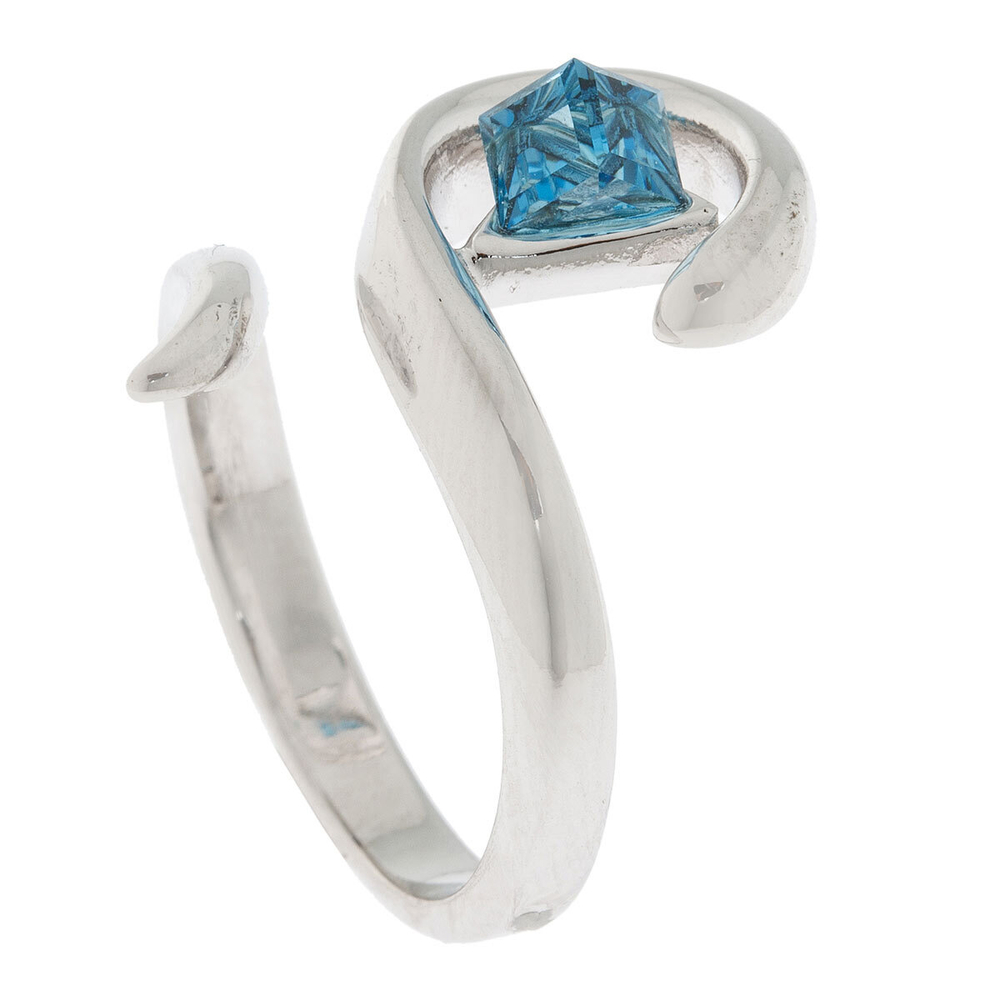 "Адамант" кольцо в родиевом покрытии из коллекции "Kaleidoscope" от Jenavi