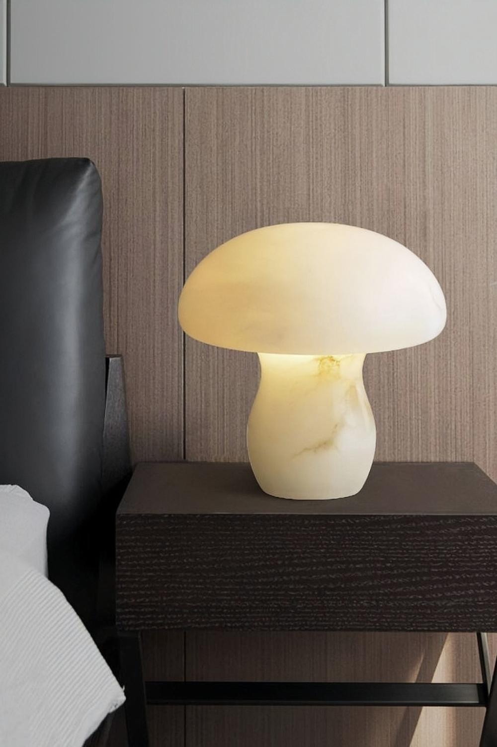 Table design lamp Mushroom by Alabaster