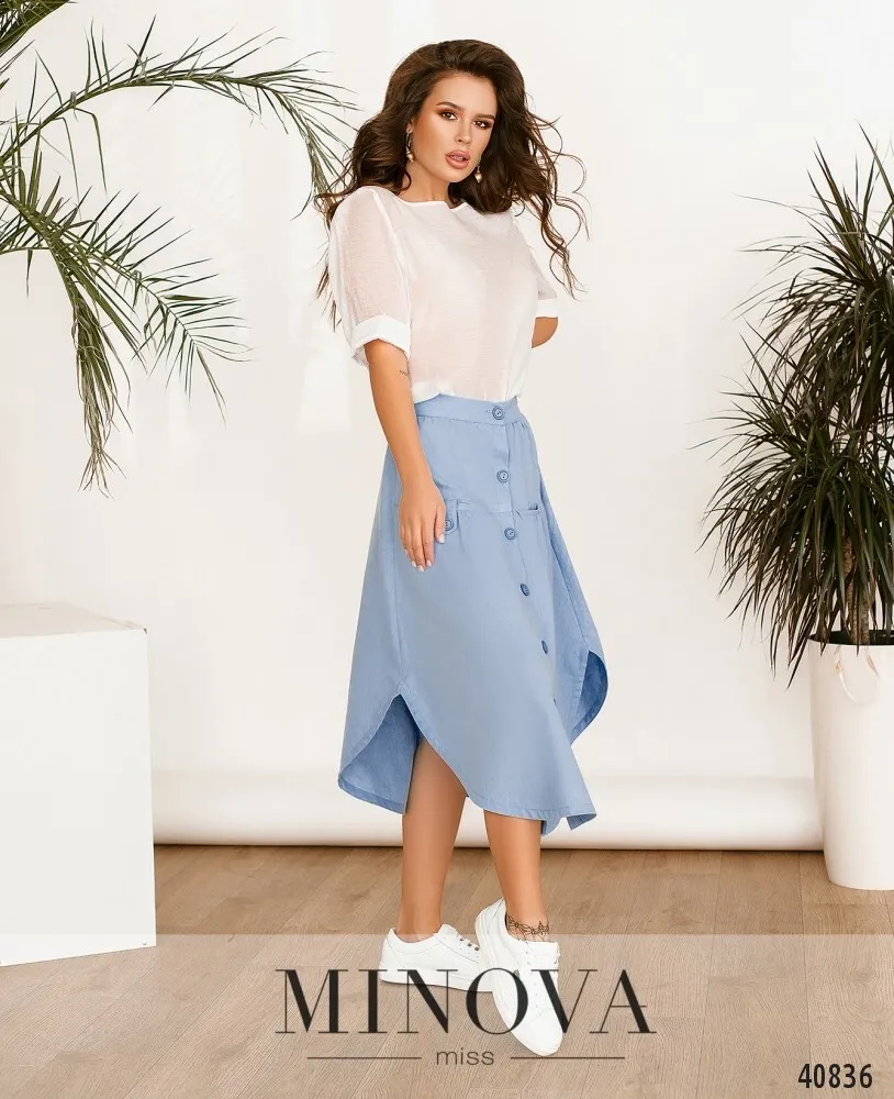 Юбка 2017-голубой Minova