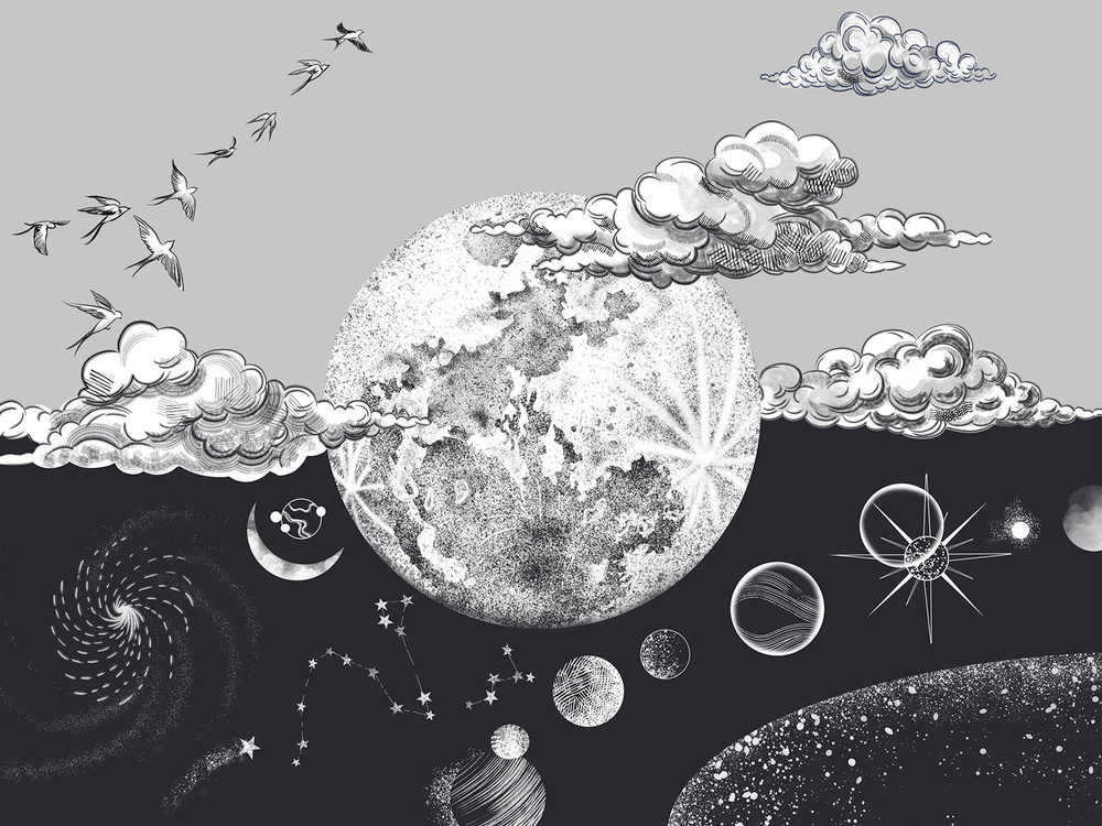 Дизайнерские обои Wall Street Cosmos