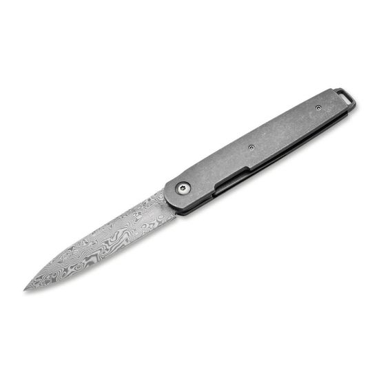 Складной нож Boker 01BO174DAM LRF Damast c клинком из стали Damascus, рукоять титан