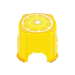 Табурет детский с рисунком "Лимон" с прорезин ножками цвет желтый