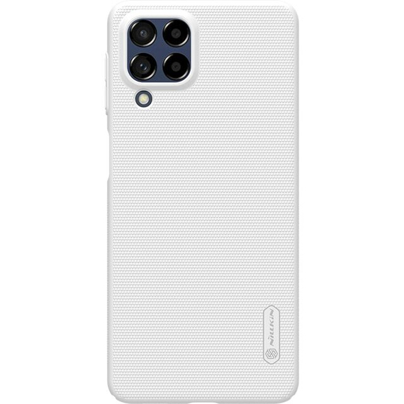 Тонкий чехол белого цвета от Nillkin для Samsung Galaxy M53 5G, серия Super Frosted Shield