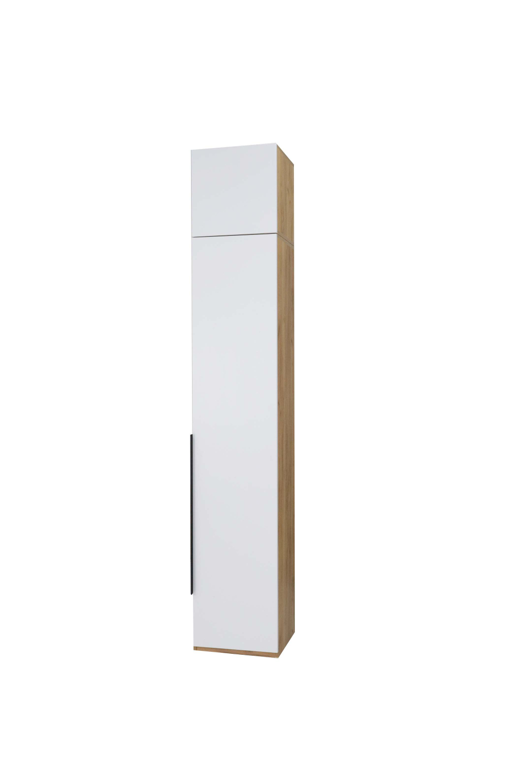 Пенал Ивару Стефани 6, Дуб Крафт Золотой / Софт Белый