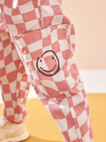 Брюки для девочки Next N98-383, Розовый, Белый