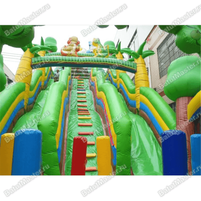 Надувной батут "Веселые джунгли"