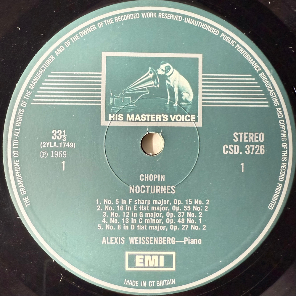 Шопен - Ноктюрны 2LP (Англия 1970г.)