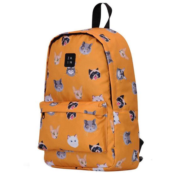 Рюкзак Zain 281. Коты. Желтый