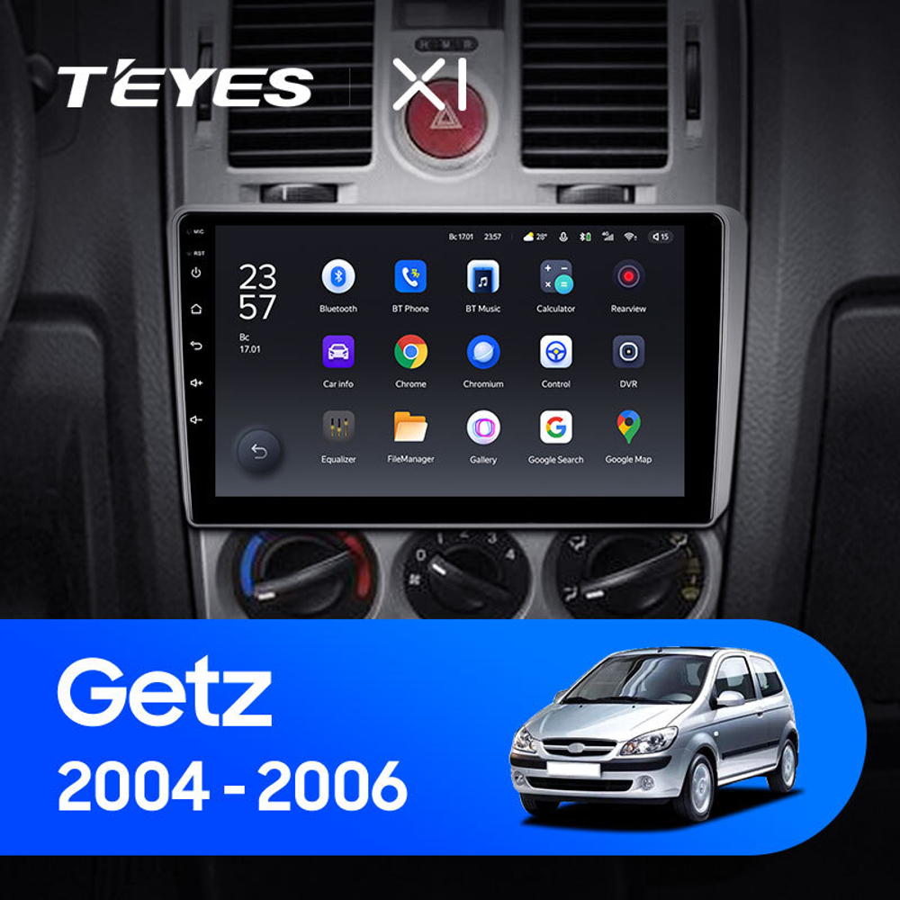 Teyes X1 9" для Hyundai Getz 1 2004-2006