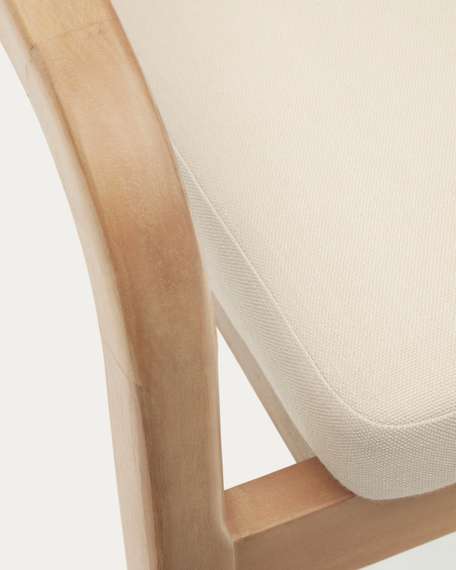 Стул Malaret, массив эвкалипта, бежевый