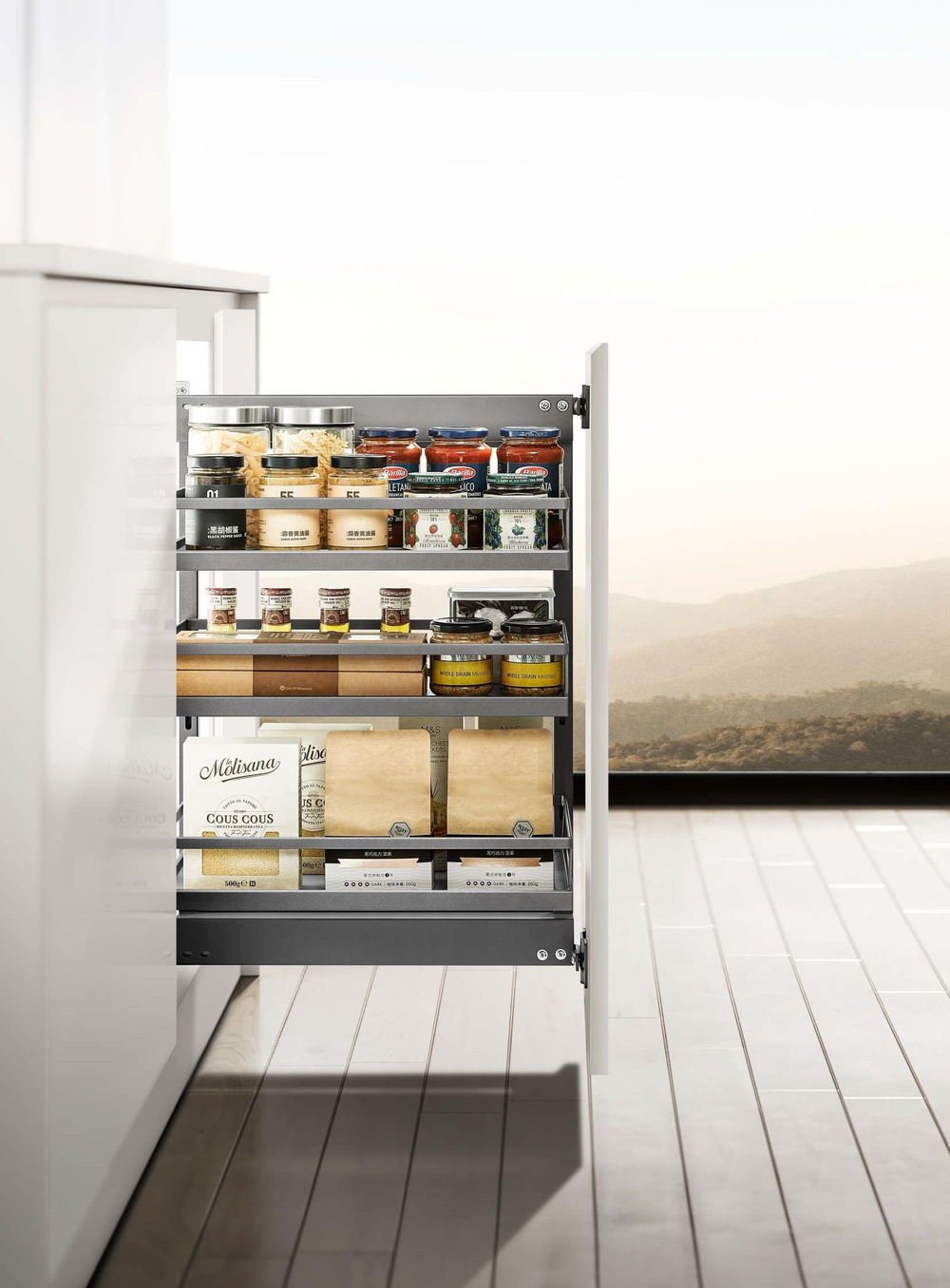 Боковая полка DIAMOND (3 уровня)