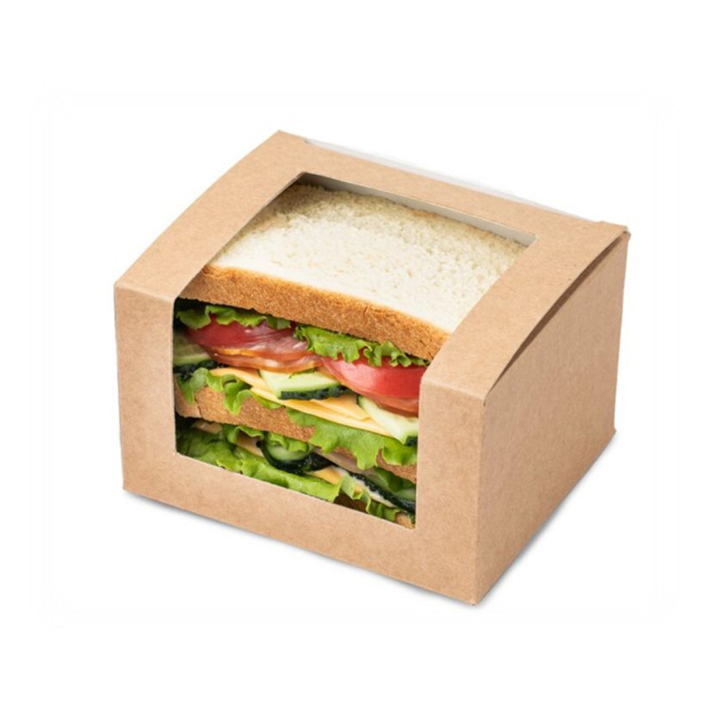 OSQ Упаковка Square Cut Sandwich box (1/25/300)