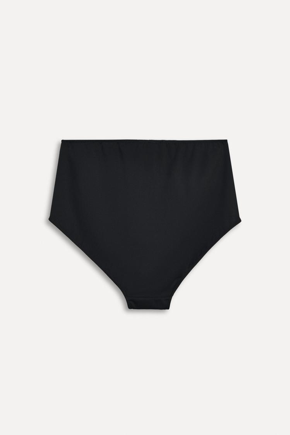 ZARA ШИРОКИЕ ТРУСЫ ИЗ ПОЛИАМИДА — 50TH ANNIVERSARY, ЧЕРНЫЙ