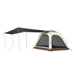 Палатка Naturehike Ango 4-местная, быстросборная, коричневая, артикул CNK2550WS010-OBR4