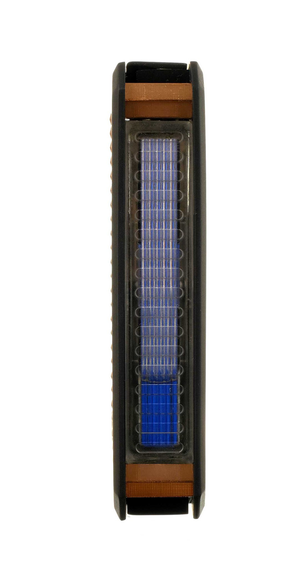 Зажигалка сигарная Colibri Rally, черная-красное золото