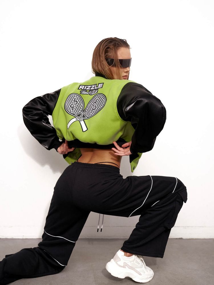 Бомбер утеплённый Tennis Club Lime