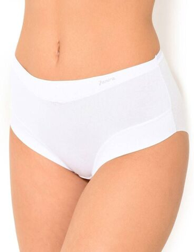 Трусики-слип с высокой линией талии Cotton Band (Размер: XL) (Цвет: белый)