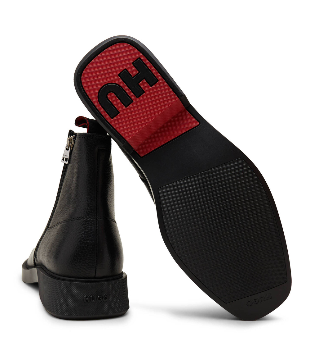 Кожаные челси iker HUGO - черный(50500455)