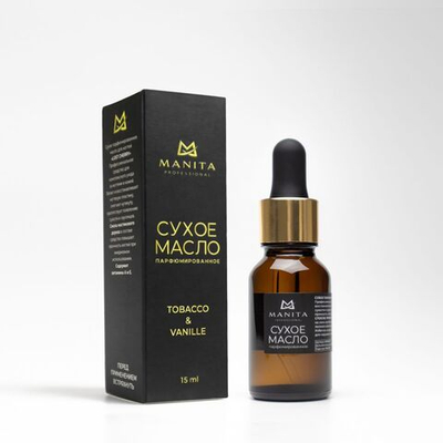 Manita Professional Сухое масло для кутикулы парфюмированное Tobacco & Vanille, 15мл