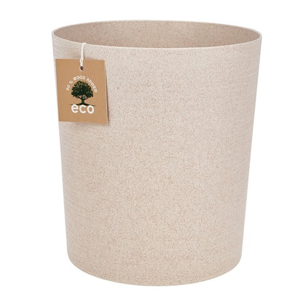 Горшок для цветов "Цилиндр Эко" 3л слоновая кость(с дренажной вставкой)